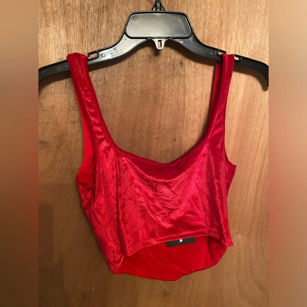Fashionnova Valentine’s Day Wine and Dine velvet Corset Top - NWT - Picture 12 of 12